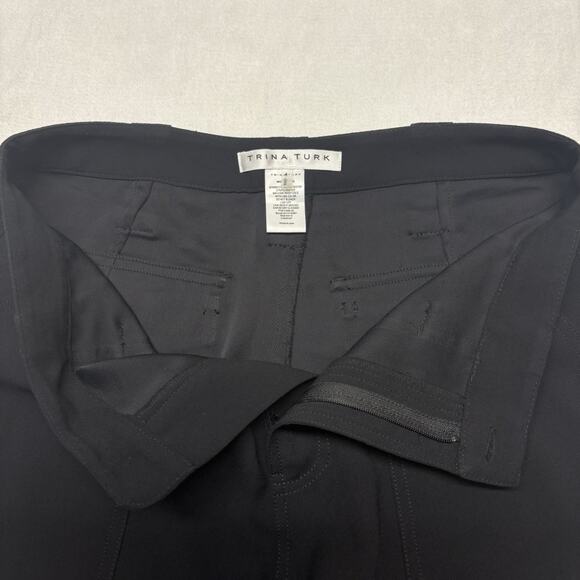 Trina Turk Barrier Islands Utility Cargo Jogger Pants Multi Pocket Black Size 4 - Picture 4 of 13